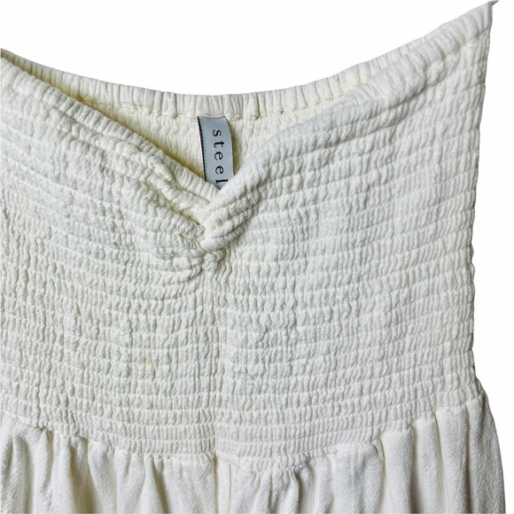 ANTHROPOLOGIE Steele Off-The-Shoulder Jumpsuit - Picture 7 of 12